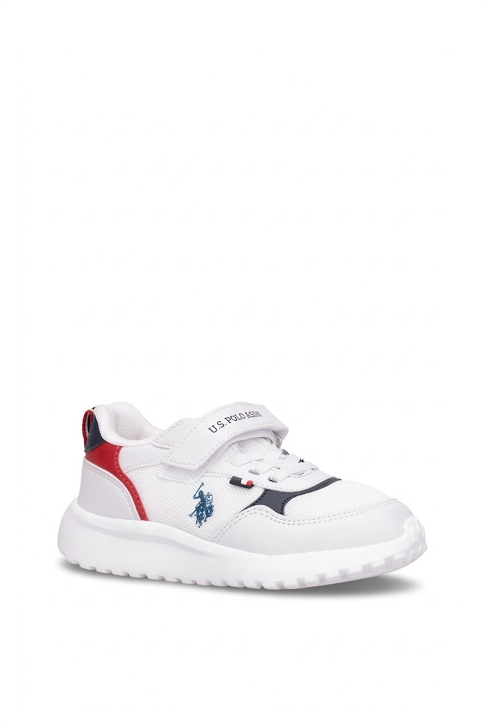 U.S. Polo Assn. 102155645 6P Posse JR 6FX Patik Erkek Çocuk Yürüyüş Ayakkabısı Beyaz - Lacivert