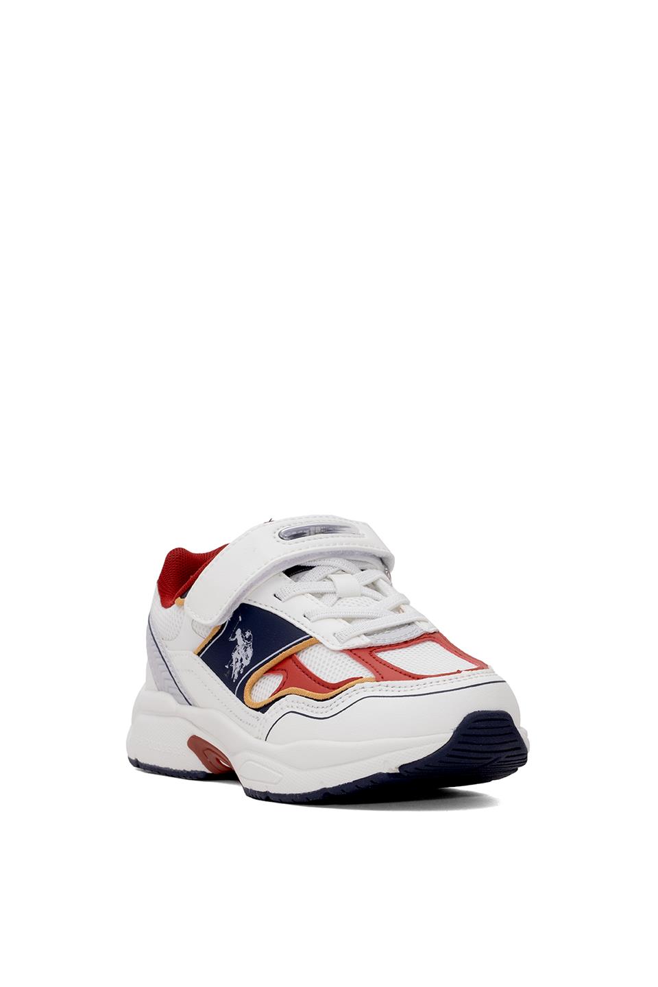 U.S. Polo Assn. 101946618 5P Supole 5FX Filet Erkek Çocuk Yürüyüş Ayakkabısı Beyaz