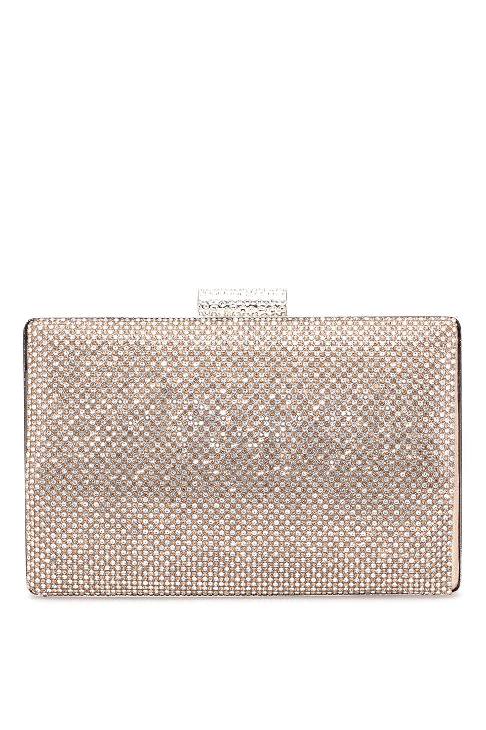 Varol 366T Kadın Diamond Abiye Çanta Altın