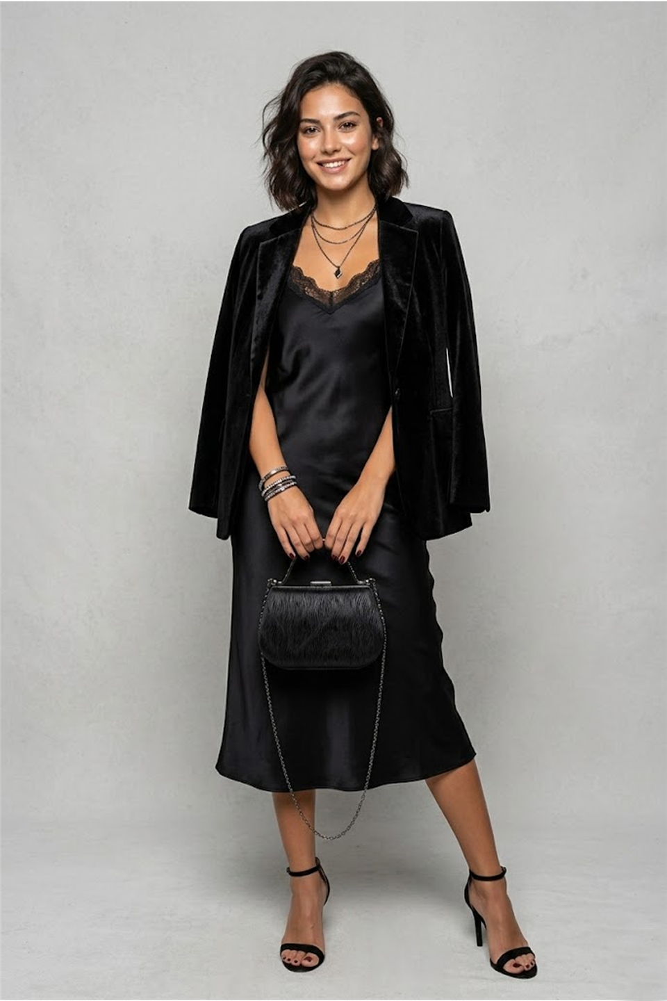 Varol 746 Kadın Abiye Çanta Siyah