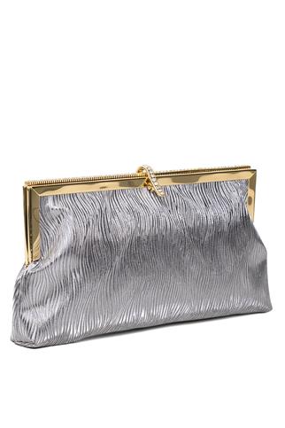 Varol 752T Kadın Abiye Çanta Platin