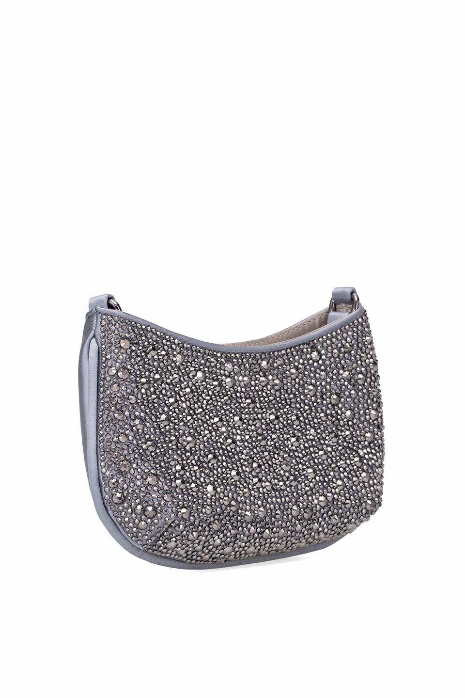 Varol 916R Kadın Royal Abiye Çanta Platin