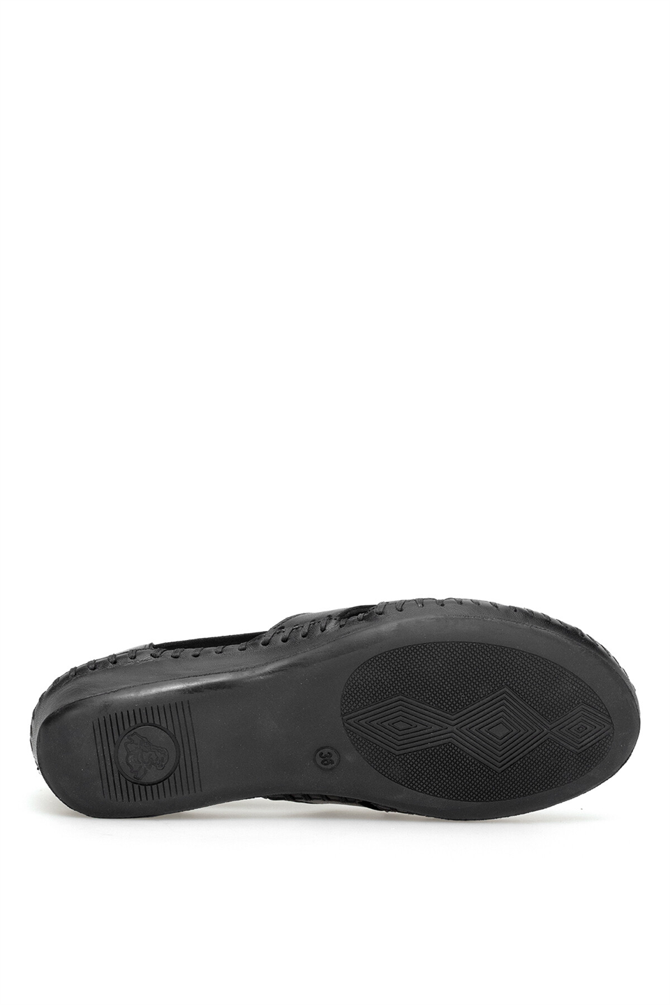 Venüs 18791395Y Kadın Hakiki Deri Comfort Ortopedik Kadın Sandalet Siyah
