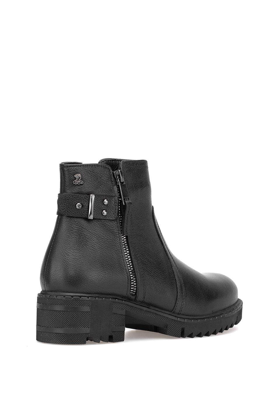 Venüs 1950807K Kadın Hakiki Deri Klasik Bot Siyah