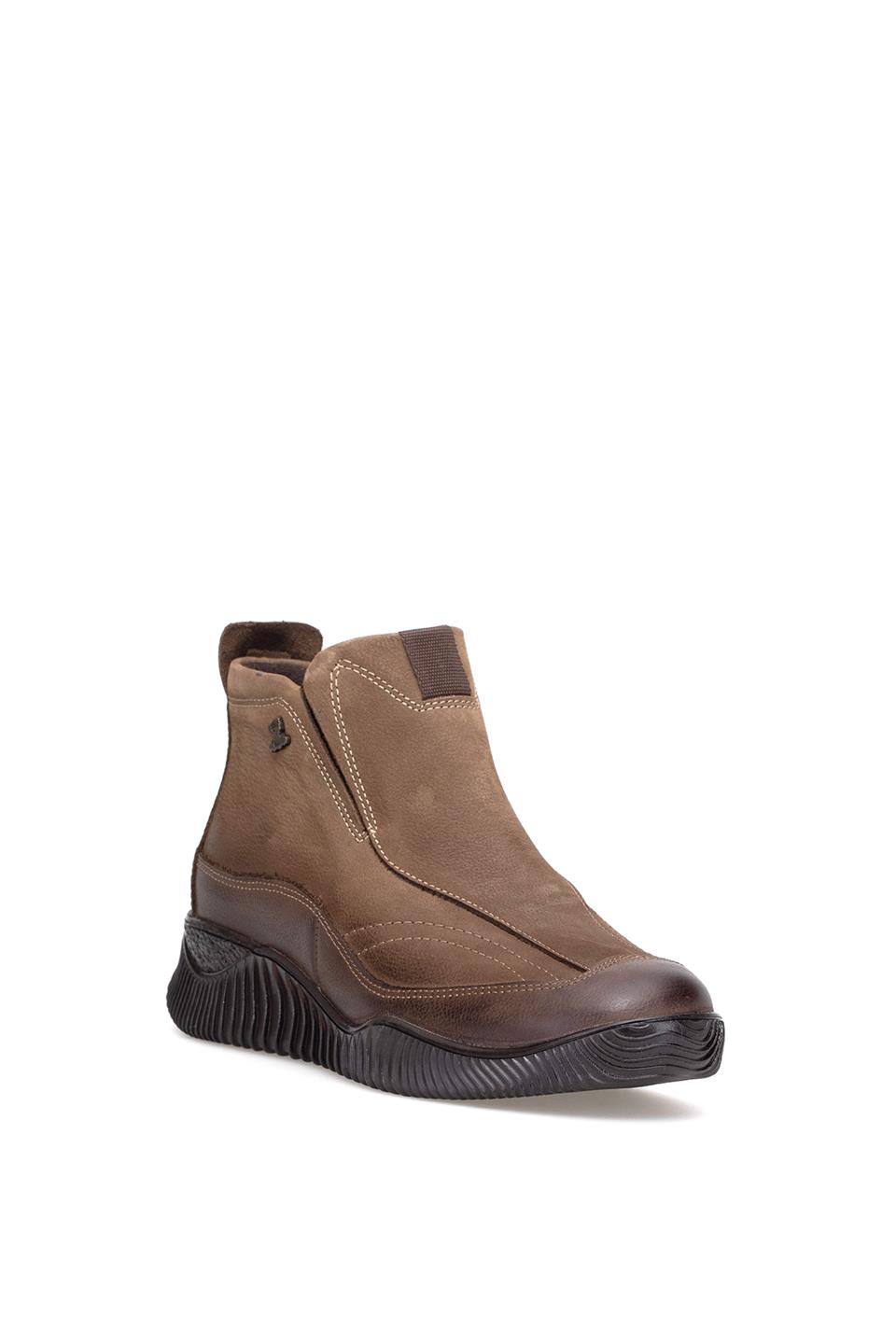 Venüs 1953874K Kadın Hakiki Deri Düz Bot Vizon