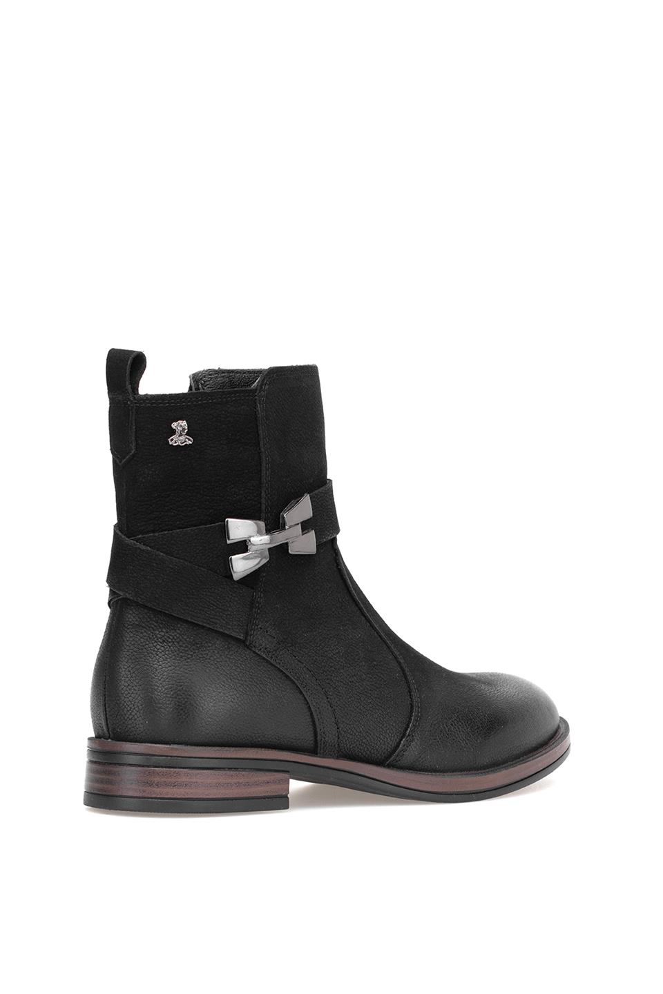 Venüs 2552703K Kadın Hakiki Deri Klasik Bot Siyah