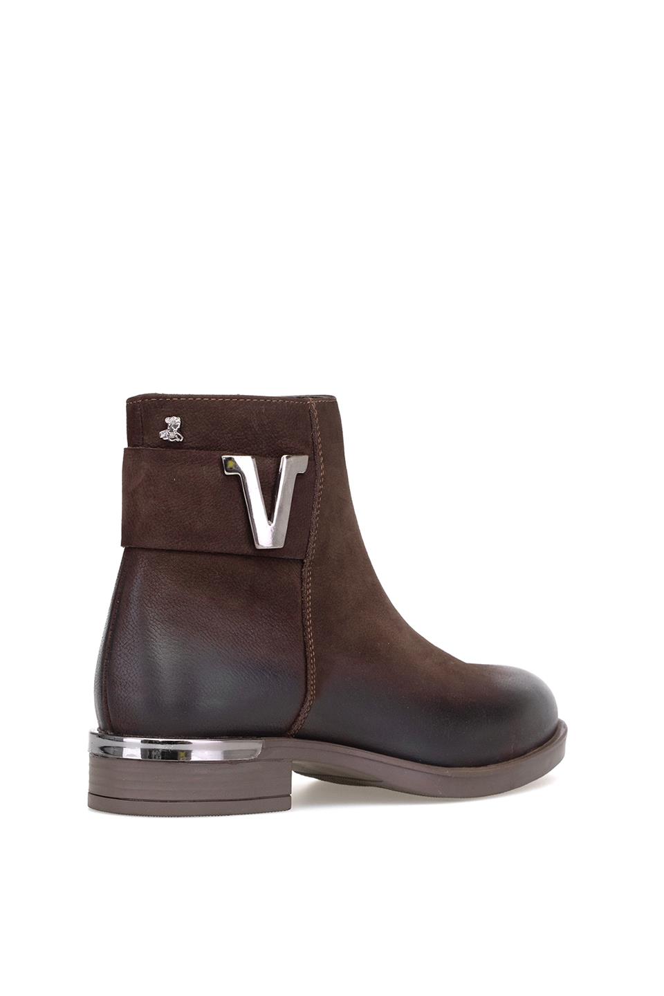 Venüs 2553202K Kadın Hakiki Deri Klasik Bot Kahverengi