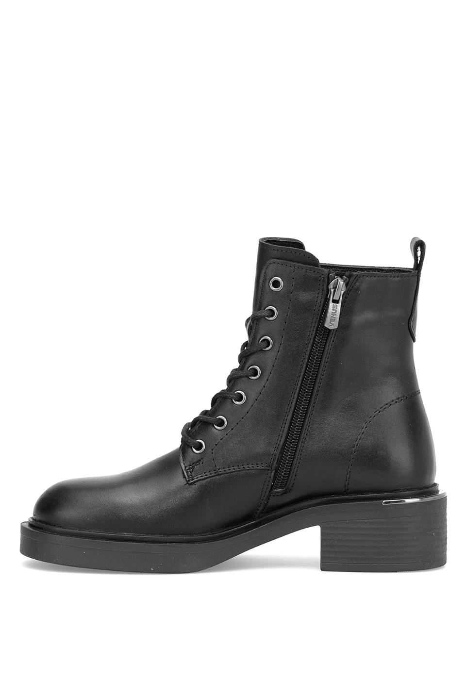 Venüs 2553401K Kadın Hakiki Deri Klasik Bot Siyah