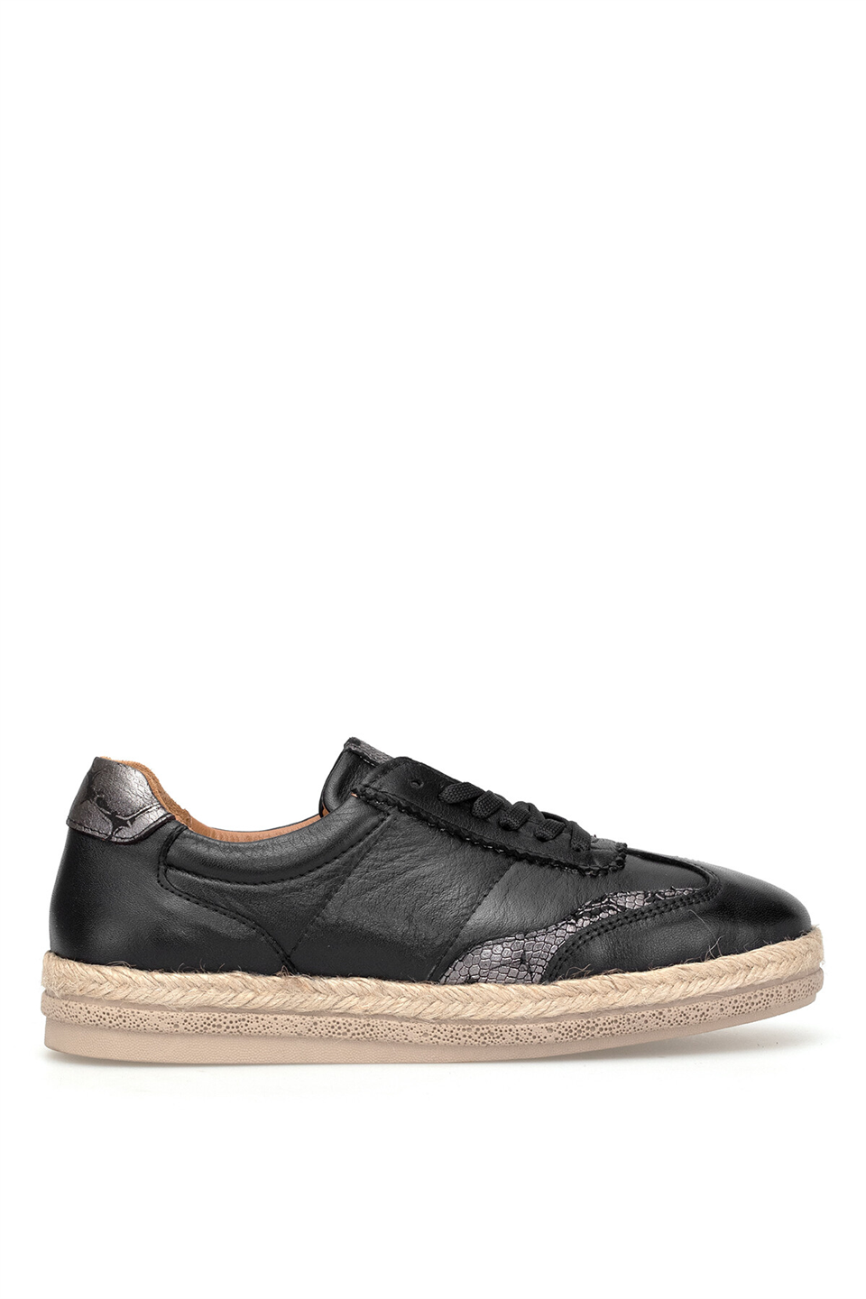 Venüs 2611903Y Kadın Hakiki Deri Klasik Sneaker Siyah