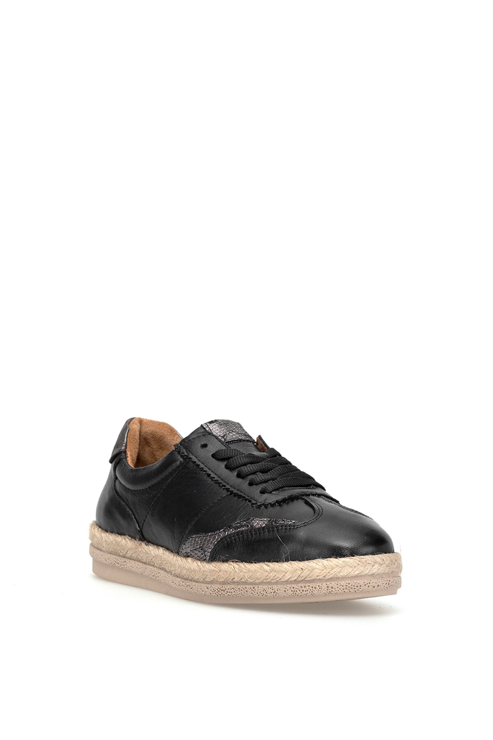 Venüs 2611903Y Kadın Hakiki Deri Klasik Sneaker Siyah