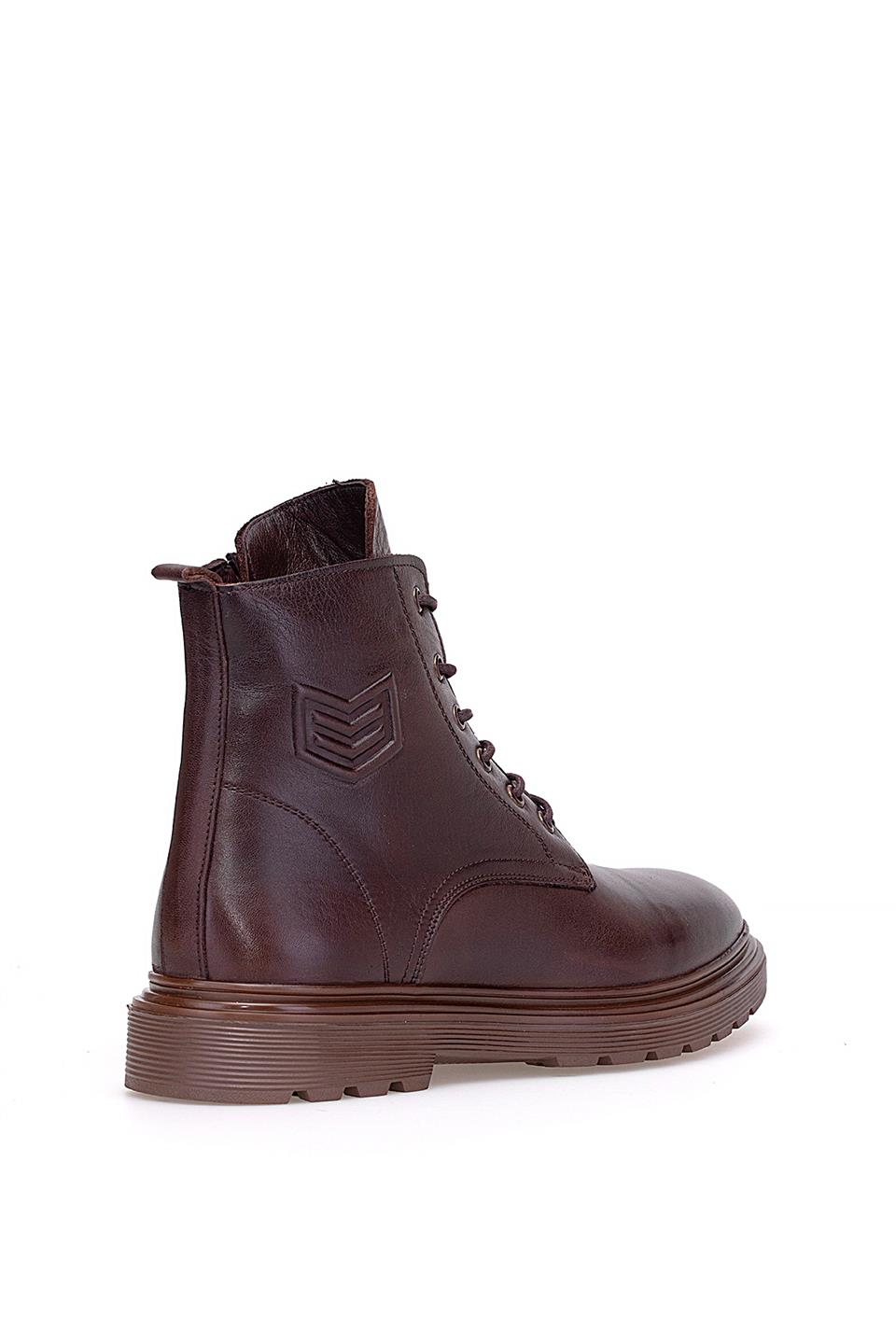 Voyager 1034 Erkek Hakiki Deri Klasik Bot Kahverengi