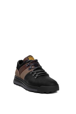 Voyager 1111 Erkek Hakiki Deri Casual Ayakkabı Siyah