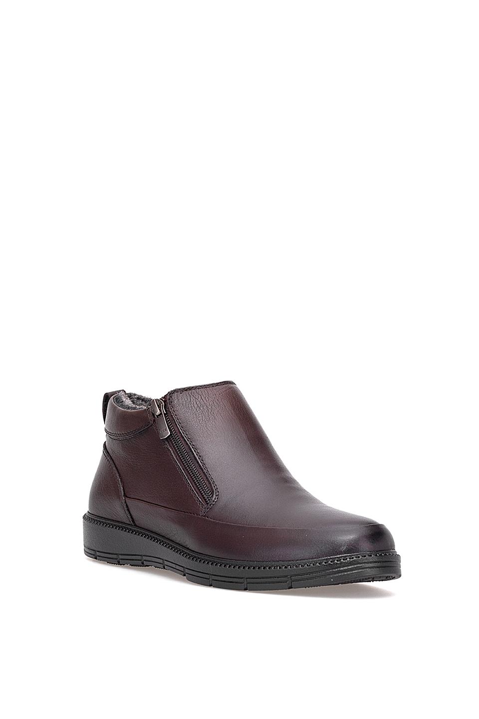 Voyager 5510 Erkek Hakiki Deri Düz Bot Kahverengi