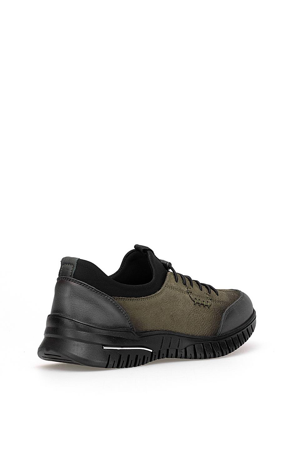 Voyager 9393 Kadın Hakiki Deri Casual Ayakkabı Haki