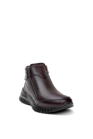 Voyager 9401 Kadın Hakiki Deri Comfort Düz Bot Kahverengi