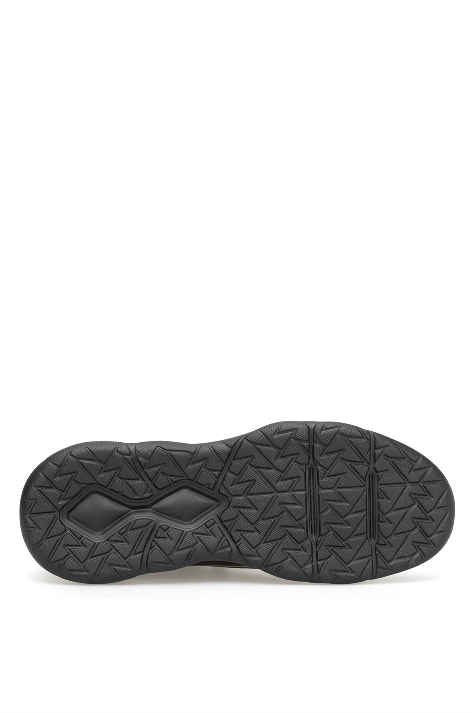 Voyager E087T Erkek Deri-Tekstil Klasik Sneaker Siyah - Gri