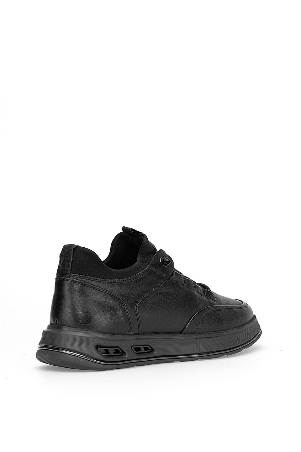 Voyager M159 Erkek Hakiki Deri Casual Ayakkabı Siyah