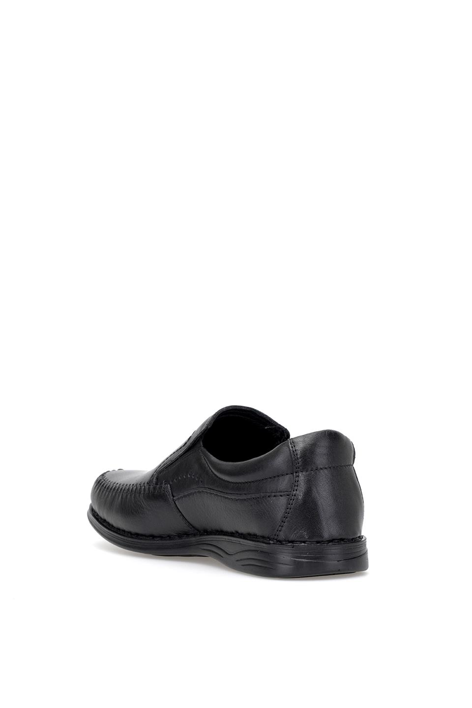 Voyager Y3237 Erkek Hakiki Deri Casual Ayakkabı Siyah