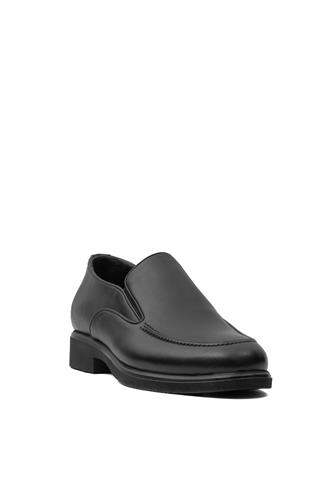 Voyager Y6329 Erkek Hakiki Deri Klasik Ayakkabı Siyah