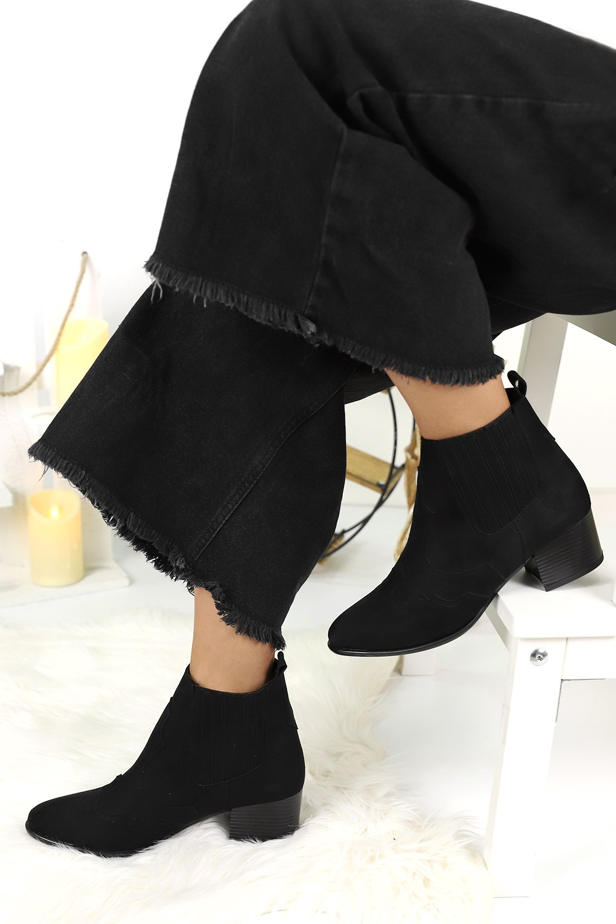 Elit 55.2241 Kadın Bot Siyah