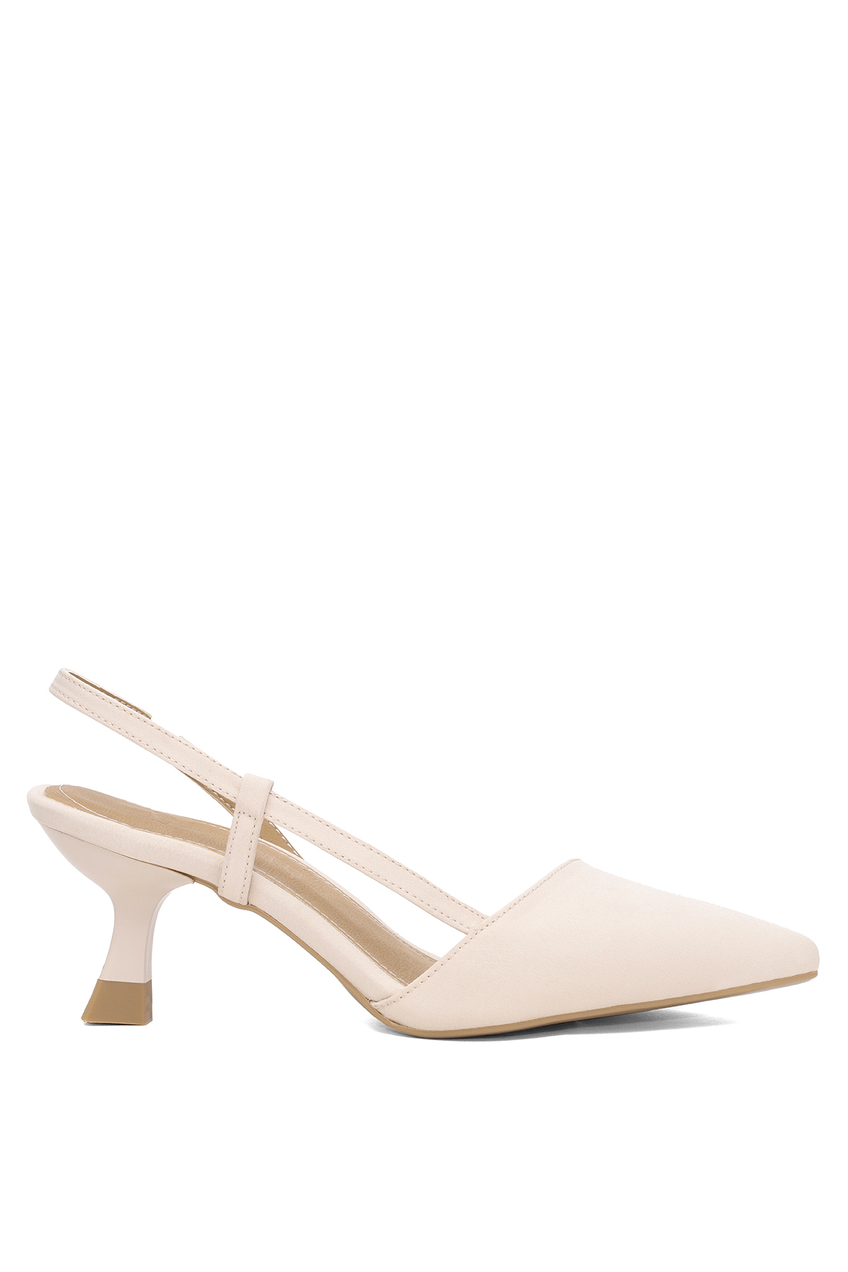 Beety 25BY196.501T Kadın Klasik Topuklu Ayakkabı Bej