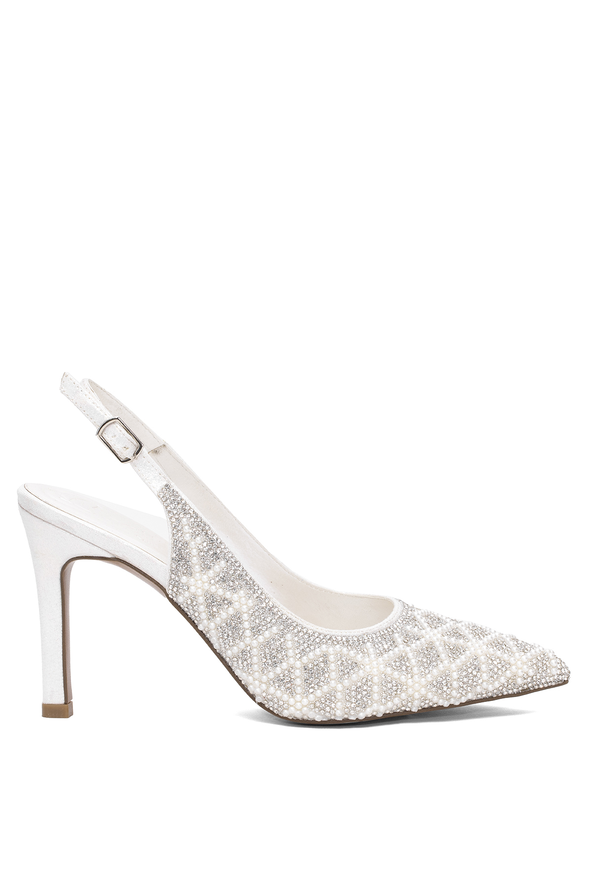 Beety 25BY223.1001T Kadın Klasik Topuklu Ayakkabı Sedef