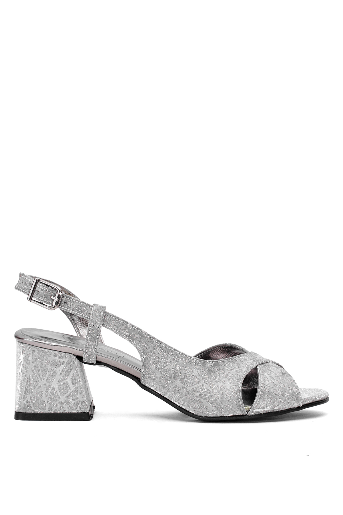 Beety 25BY25.958T Kadın Klasik Topuklu Ayakkabı Platin