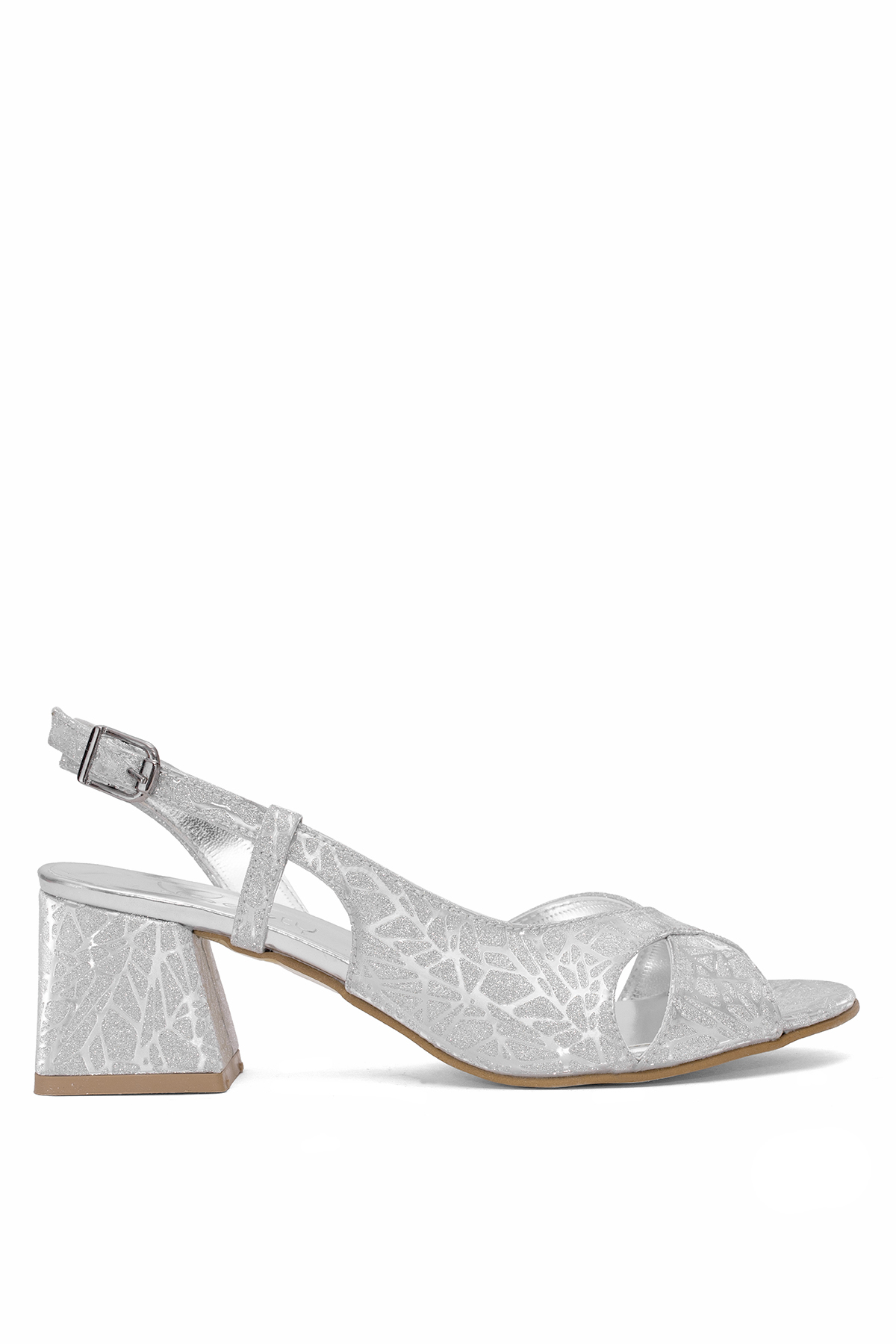 Beety 25BY25.958T Kadın Klasik Topuklu Ayakkabı Gümüş