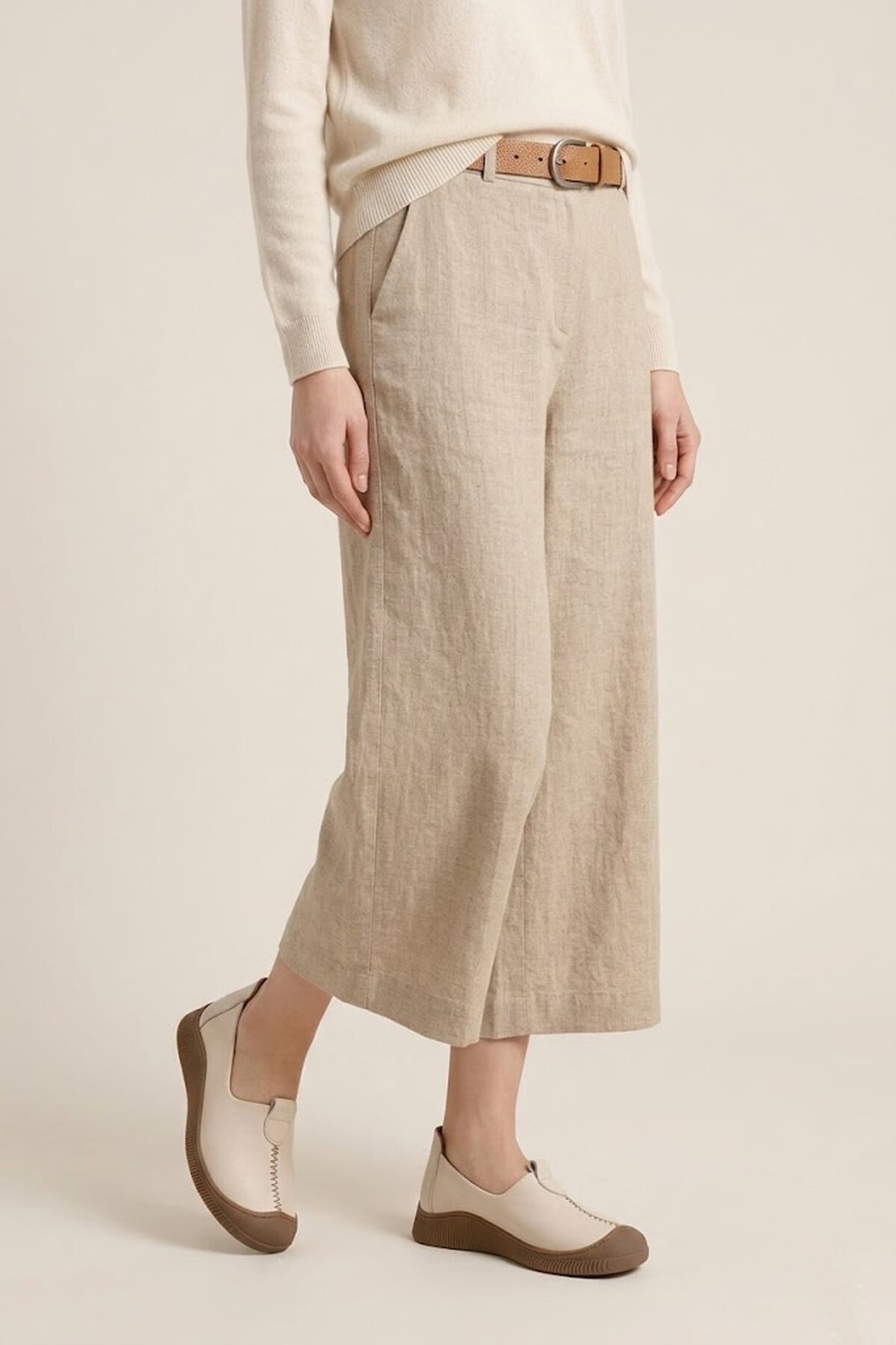 Beety 26BY260.700C Kadın Hakik Deri Casual Ayakkabı Bej