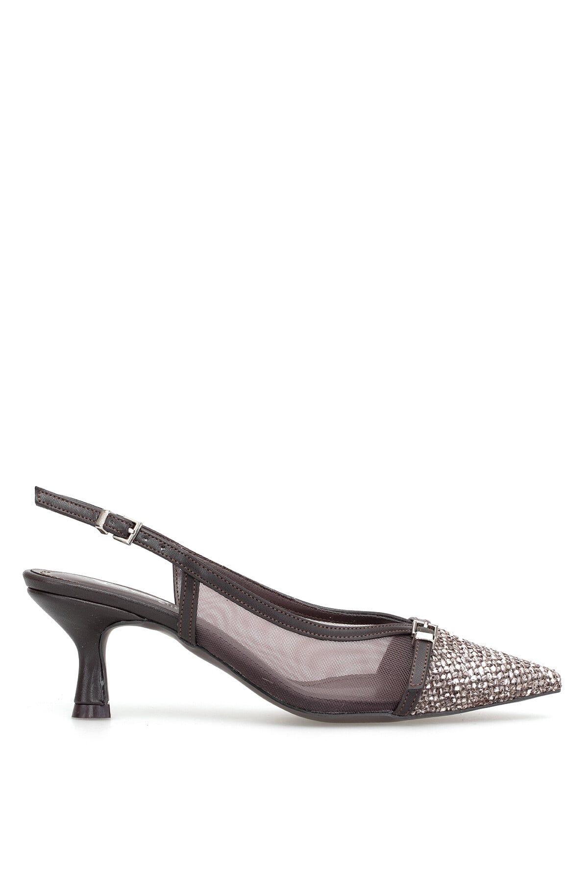 Beety 26BY60.6627 Kadın Topuklu Terlik Kahverengi