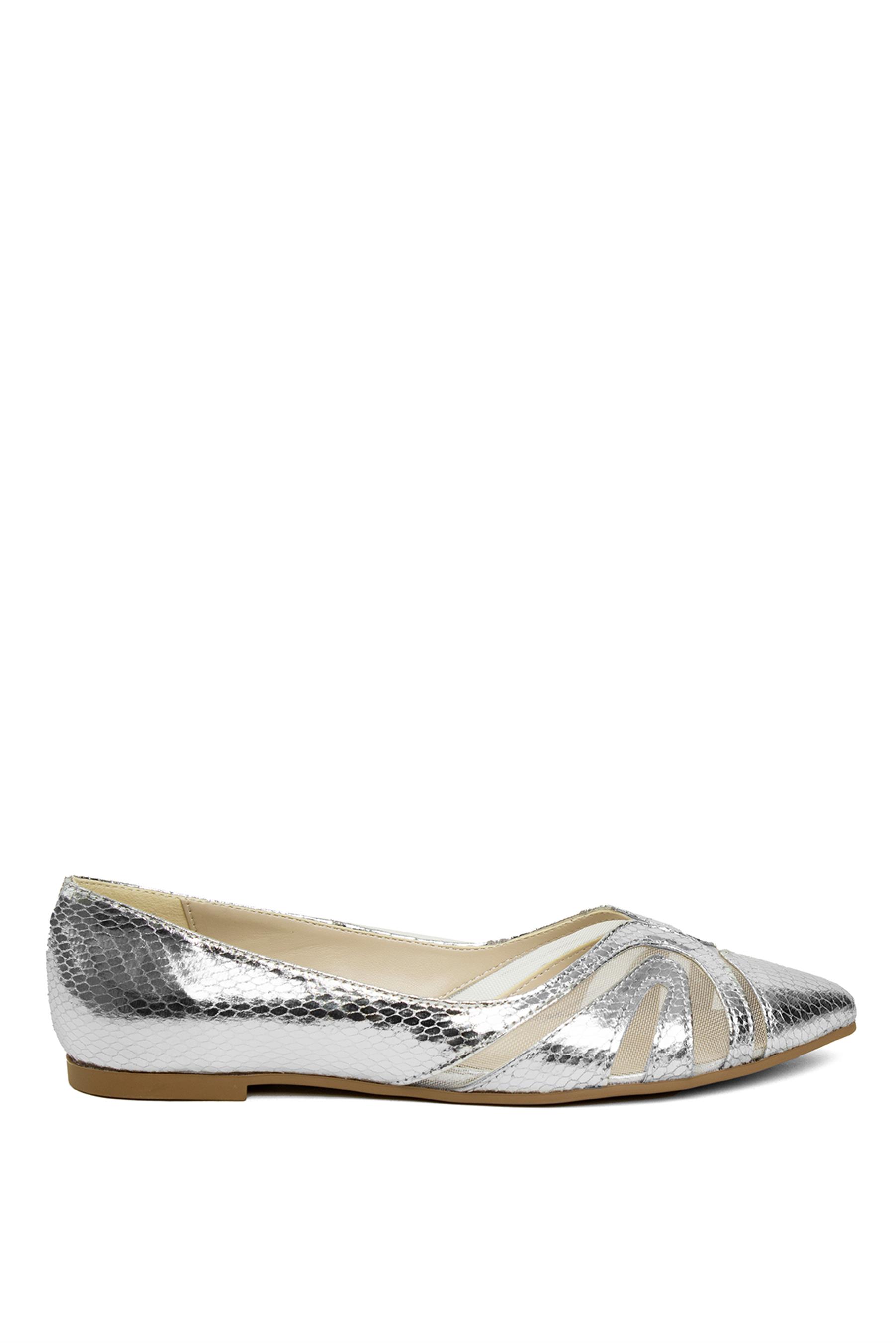 Beety BY35.08 Kadın Casual Ayakkabı Gümüş