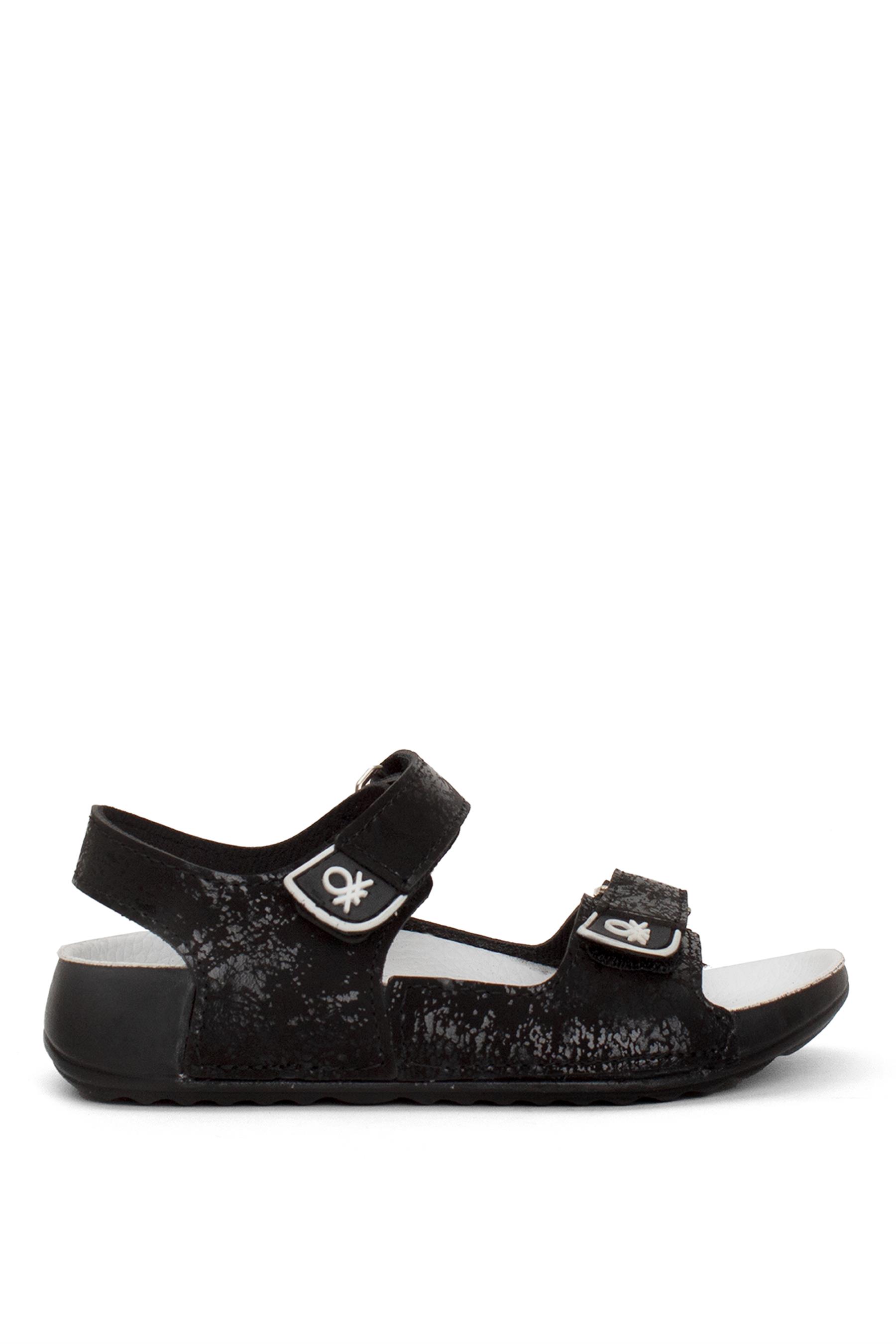 Benetton BN-1237 Patik Erkek Çocuk Sandalet Siyah