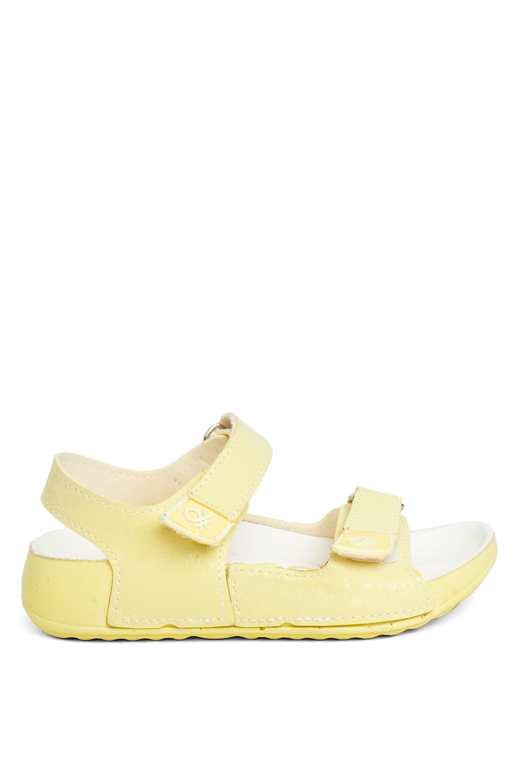Benetton BN-1237 Patik Kız Çocuk Sandalet Sarı