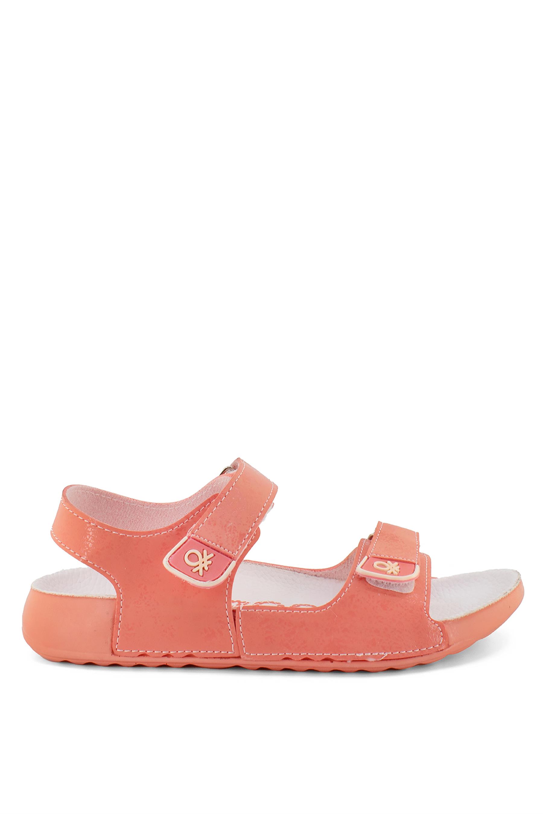 Benetton BN-1238 Filet Kız Çocuk Sandalet Turuncu