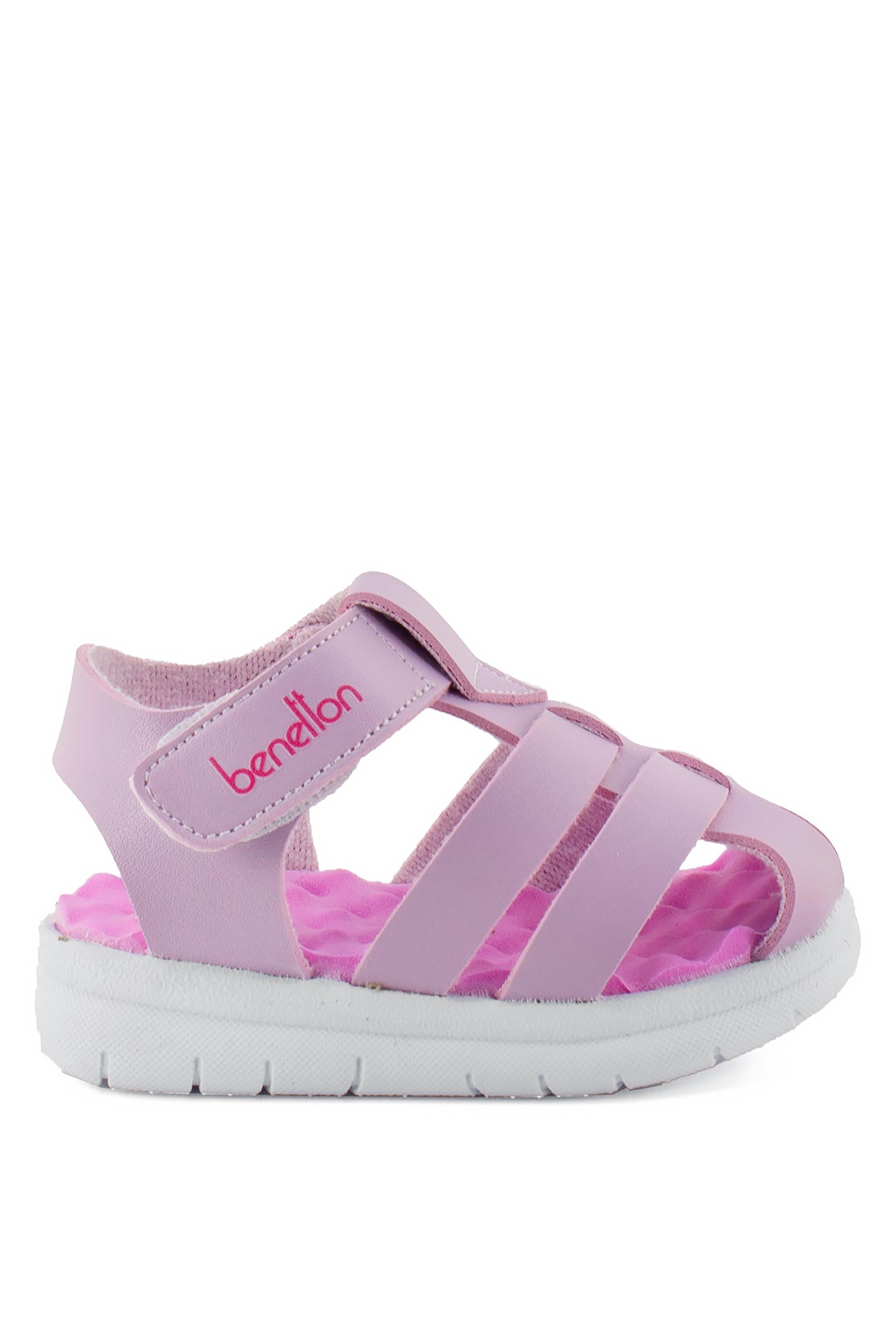 Benetton BN-1245 Bebe Kız Çocuk Sandalet Lila