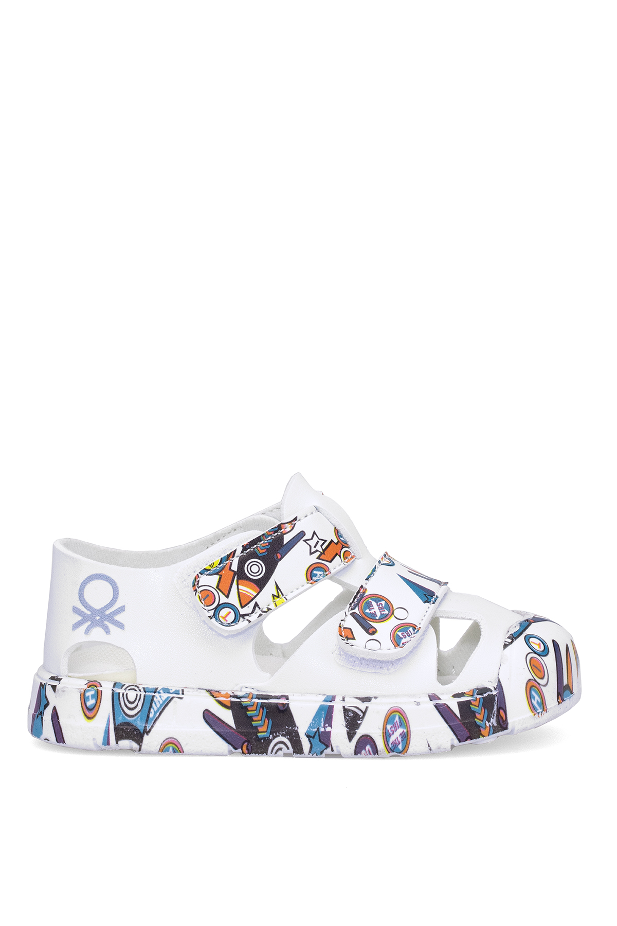 Benetton BN-1409 Bebe Erkek Çocuk Sandalet Beyaz