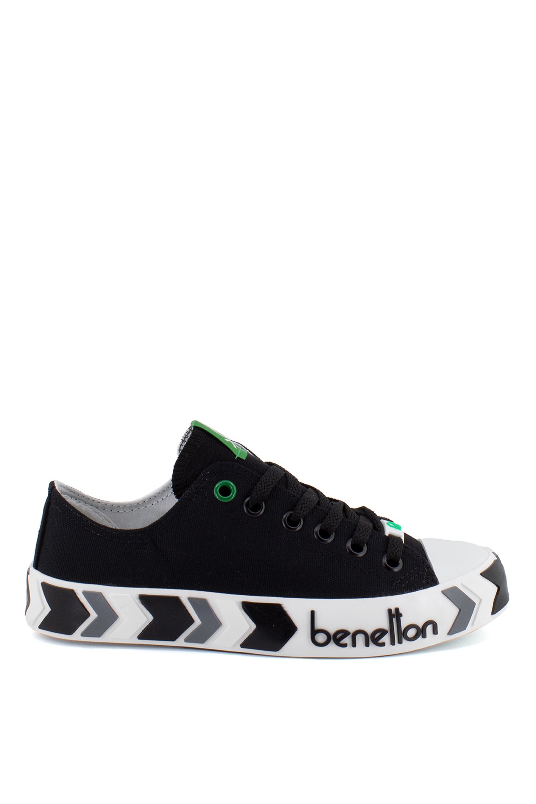 Benetton BN-30620K Kadın Spor Ayakkabı Siyah - Ayakkabı Fuarı Elit