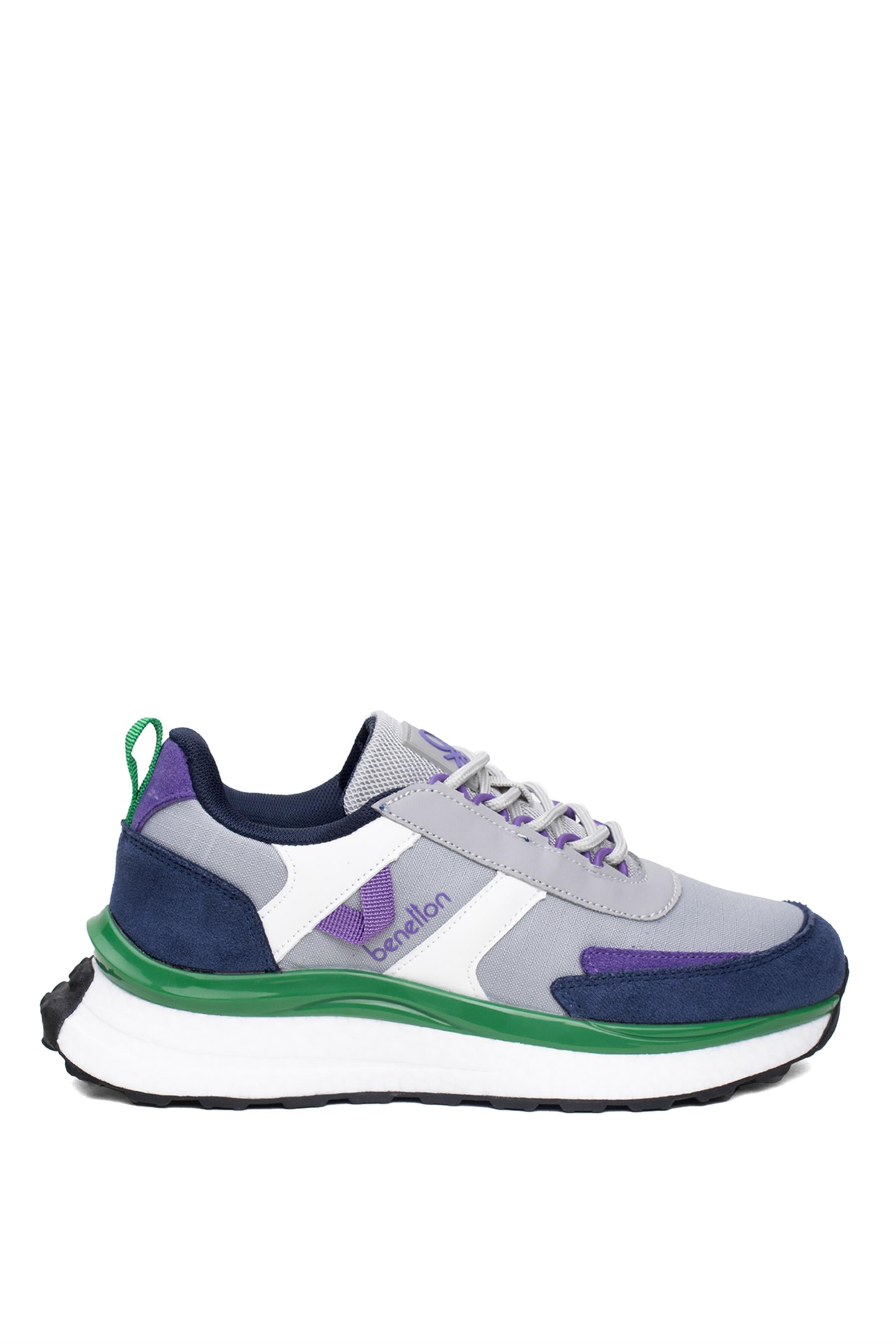 Benetton BNI-11132 Kadın Klasik Sneaker Gri