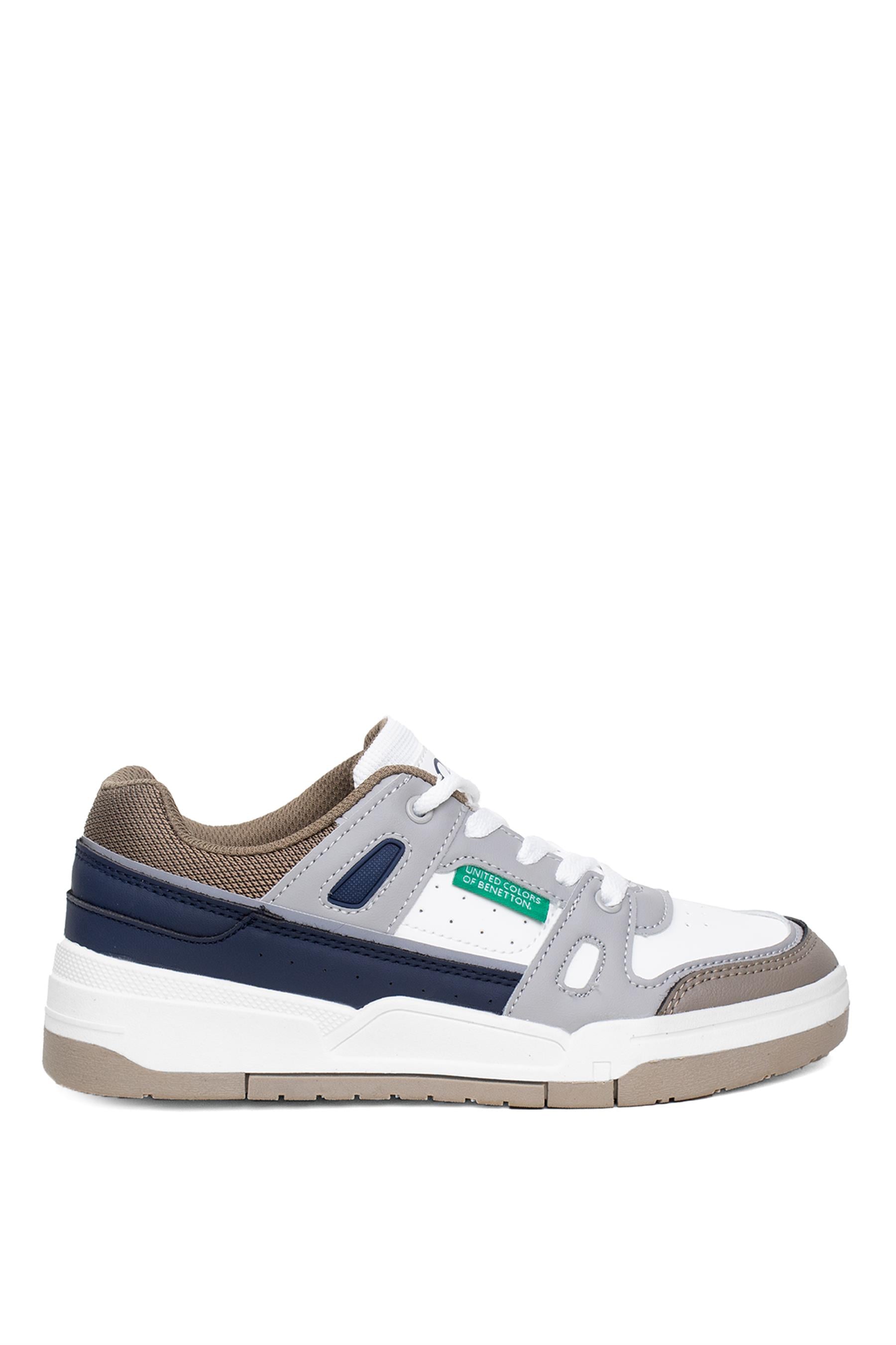 Benetton BNI-11135 Erkek Klasik Sneaker Beyaz