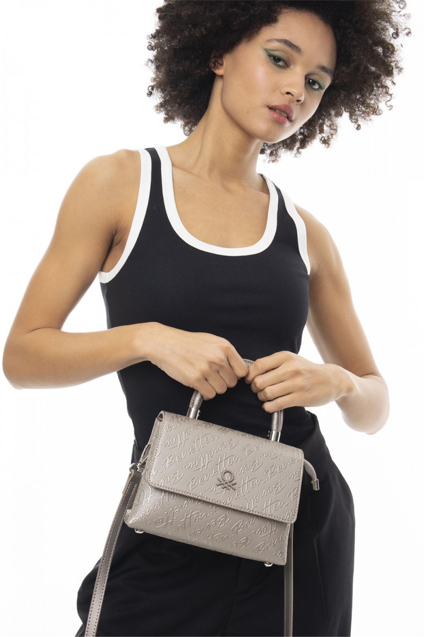 Benetton BNT1061 Kadın Çanta Altın