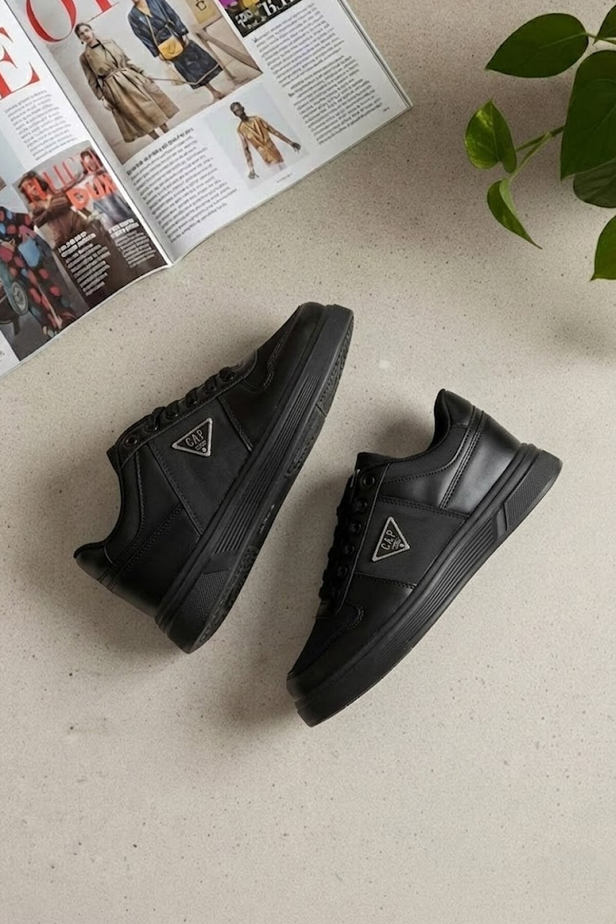 Cap 2112 Erkek Klasik Sneaker Siyah