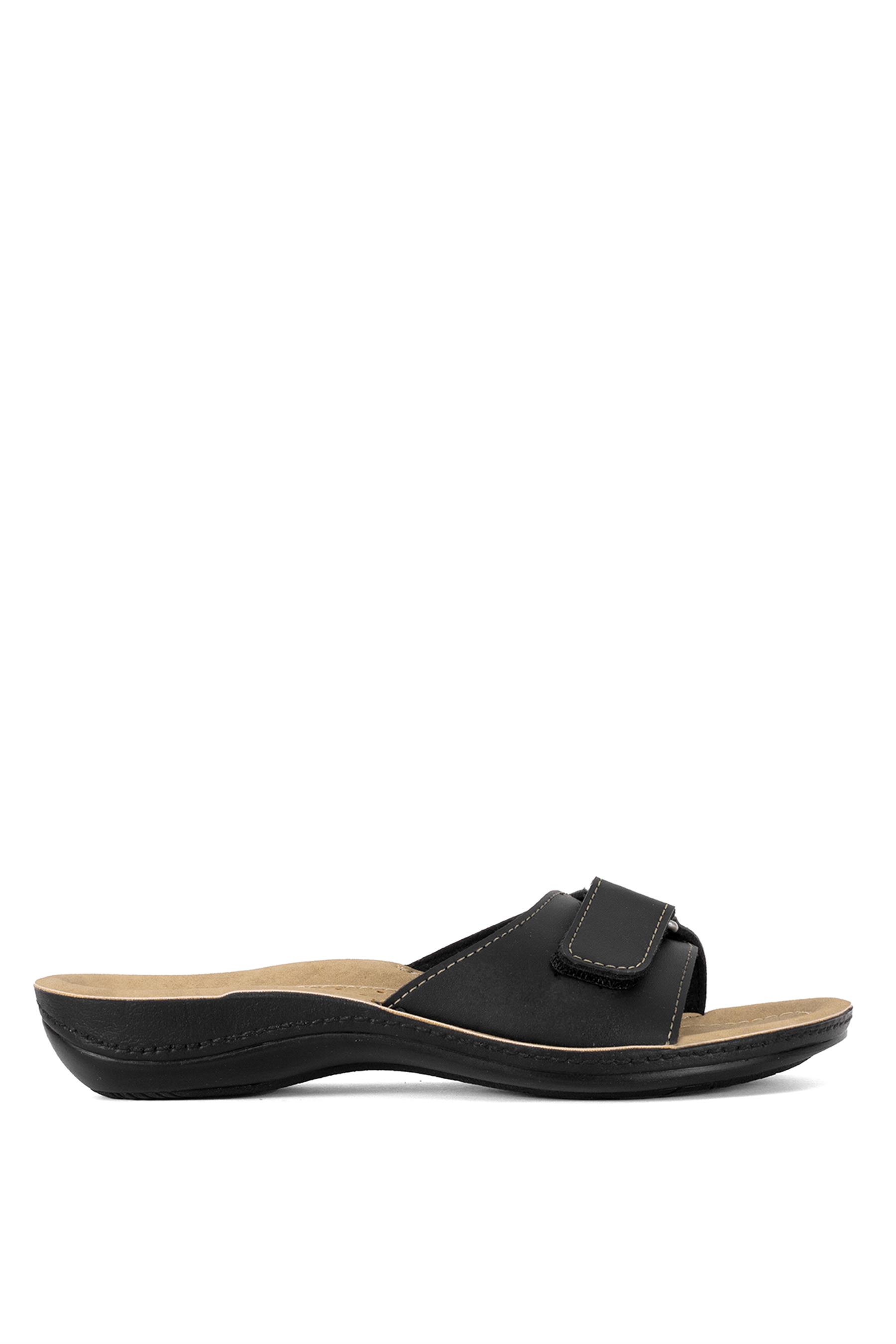 Ceyo 9808-15 Kadın Düz Terlik Siyah