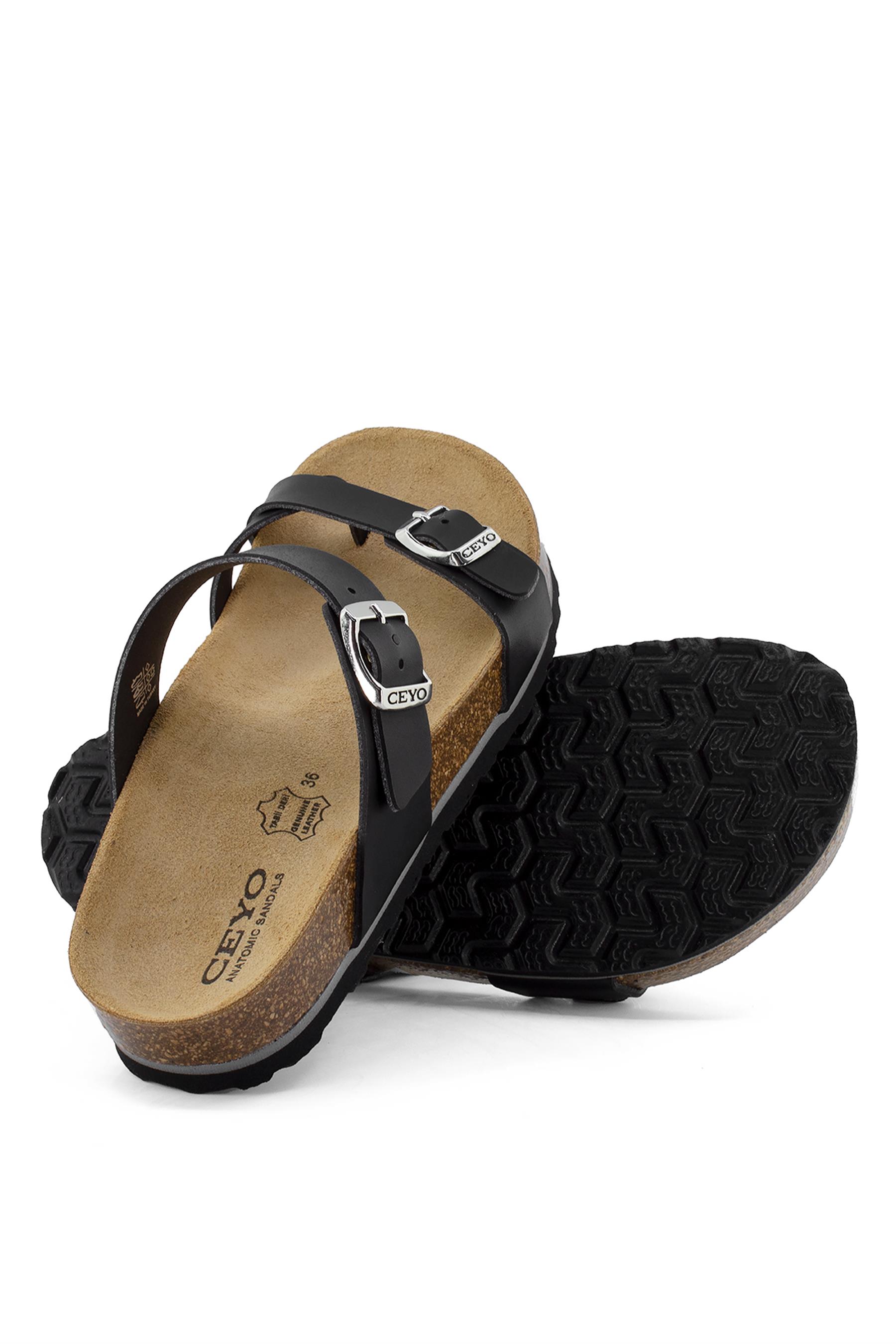 Ceyo 9910-Z34 Kadın Terlik Siyah - Ayakkabı Fuarı Elit