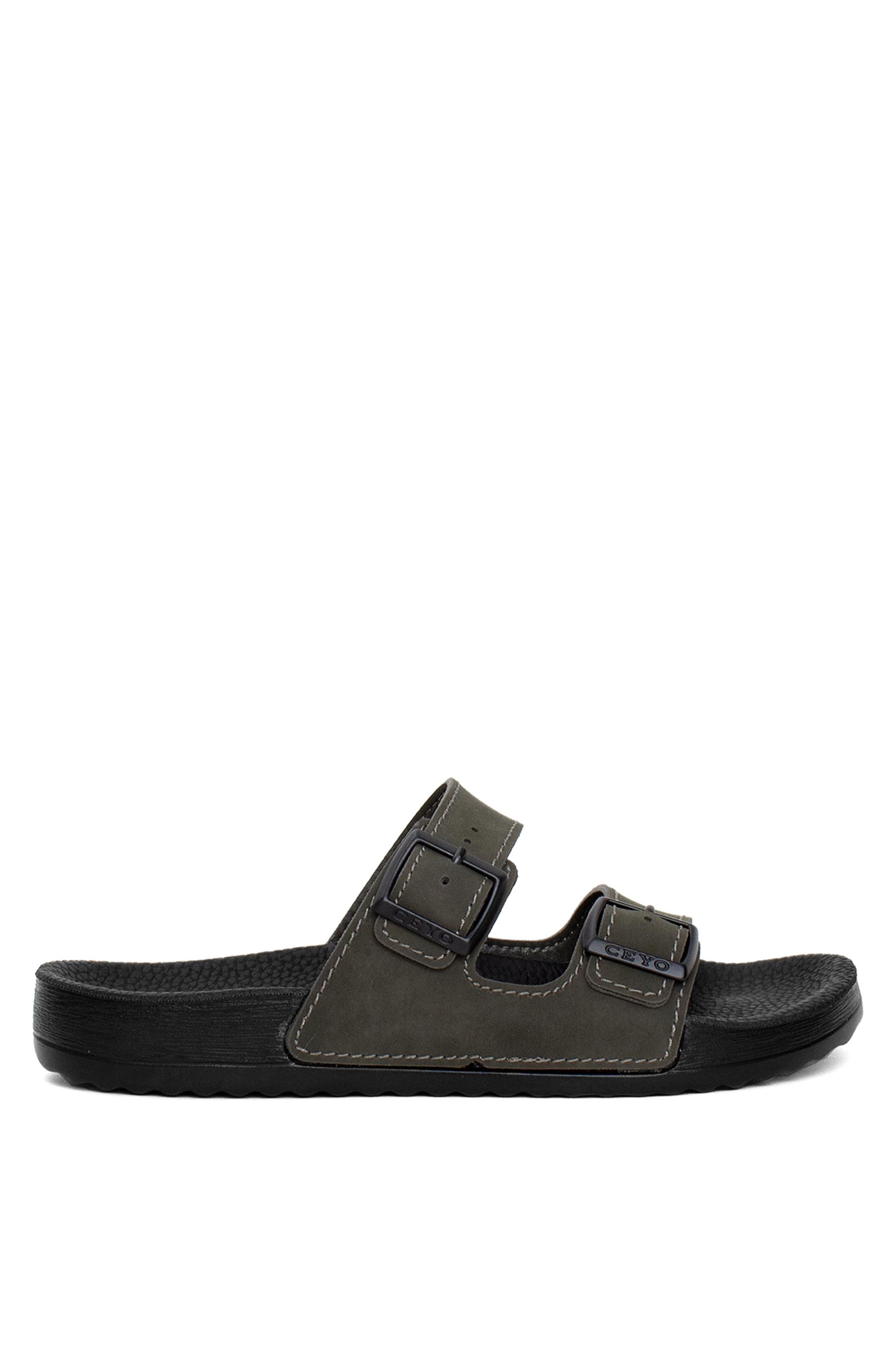 Ceyo Bahama-10 Kadın Terlik Haki