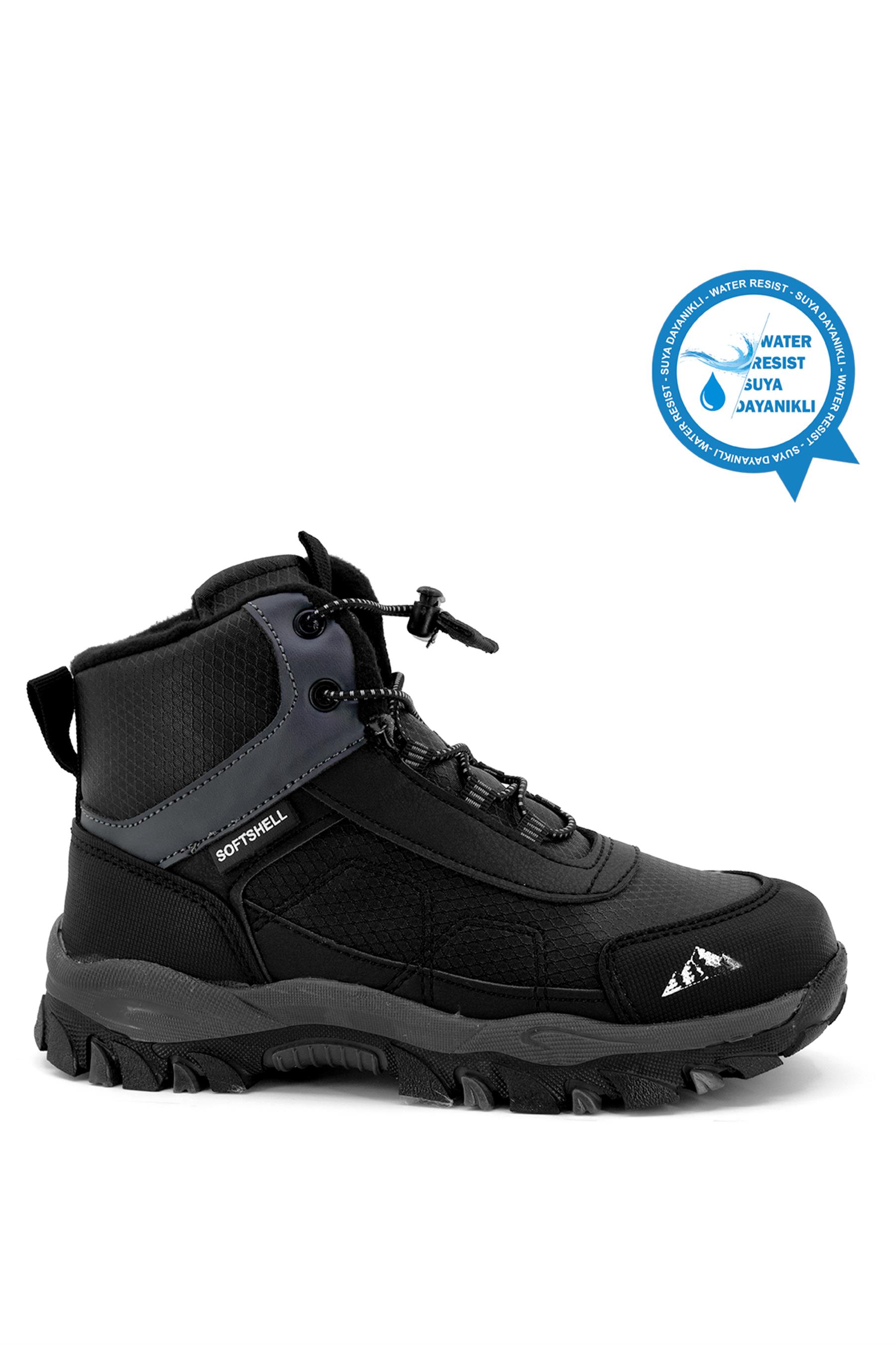 Cool Alfa Erkek Çocuk Outdoor Bot Siyah