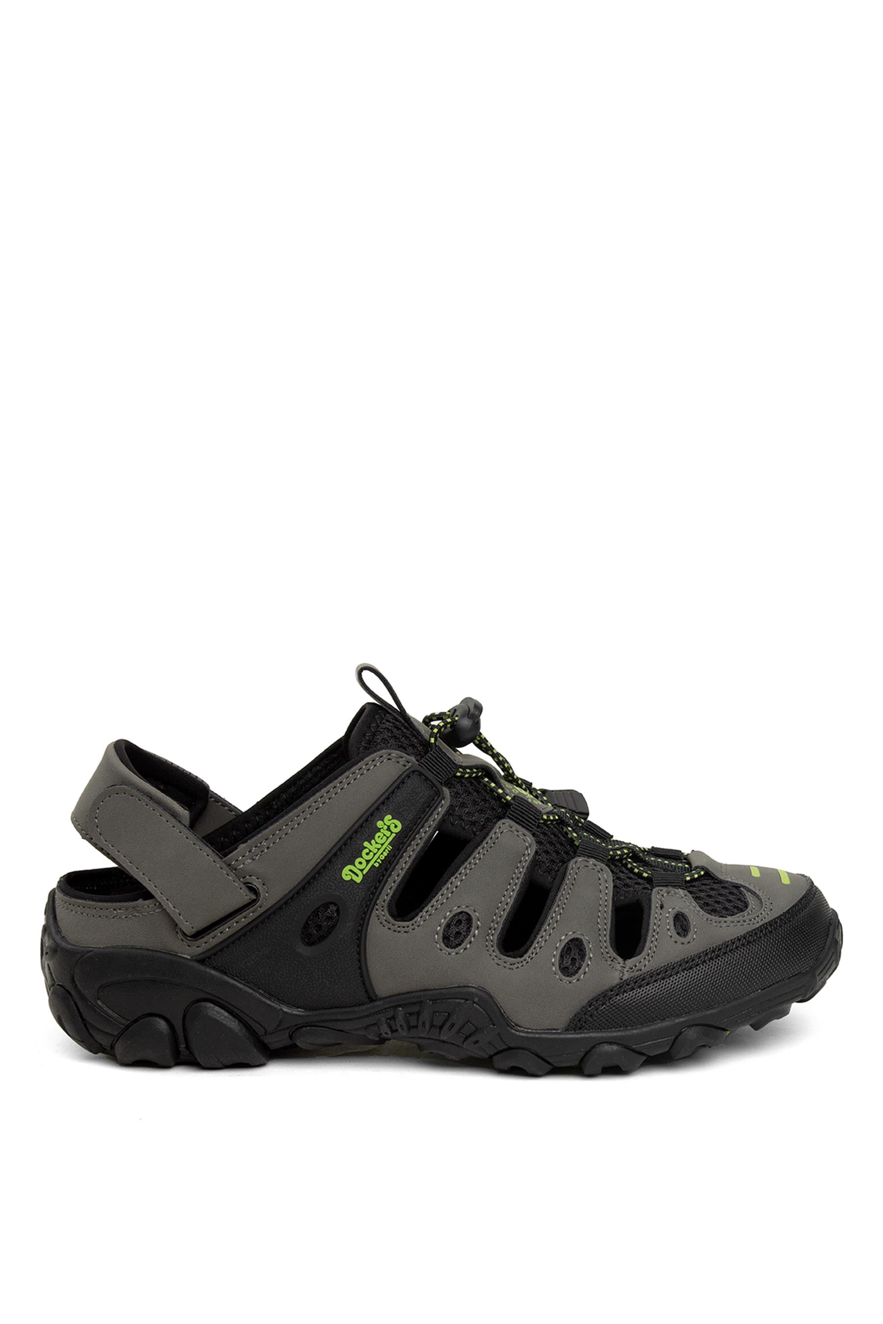 Dockers 101646350 216504 Erkek Düz Sandalet Gri