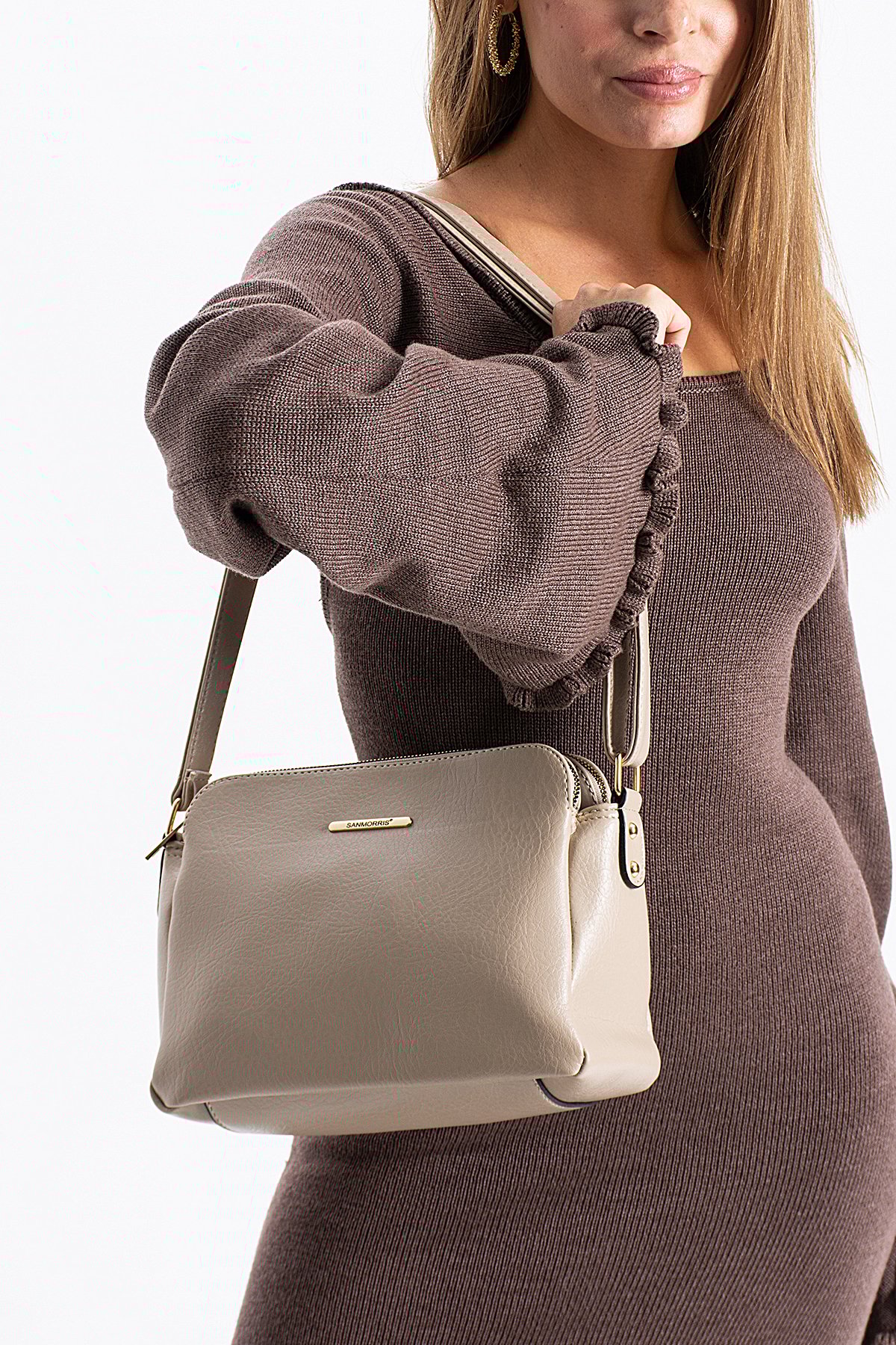 Elit 25KSNM1437C Kadın El Çantası Kum Rengi