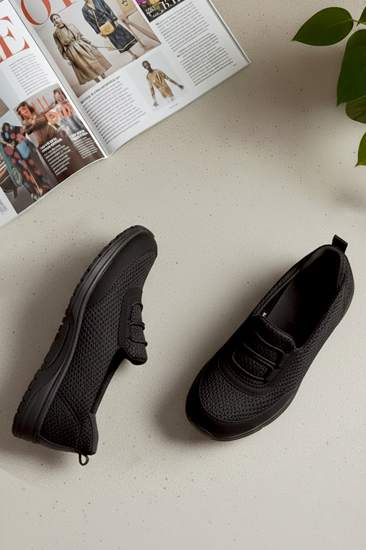 Elit ASPRF04 Kadın Casual Ayakkabı Siyah