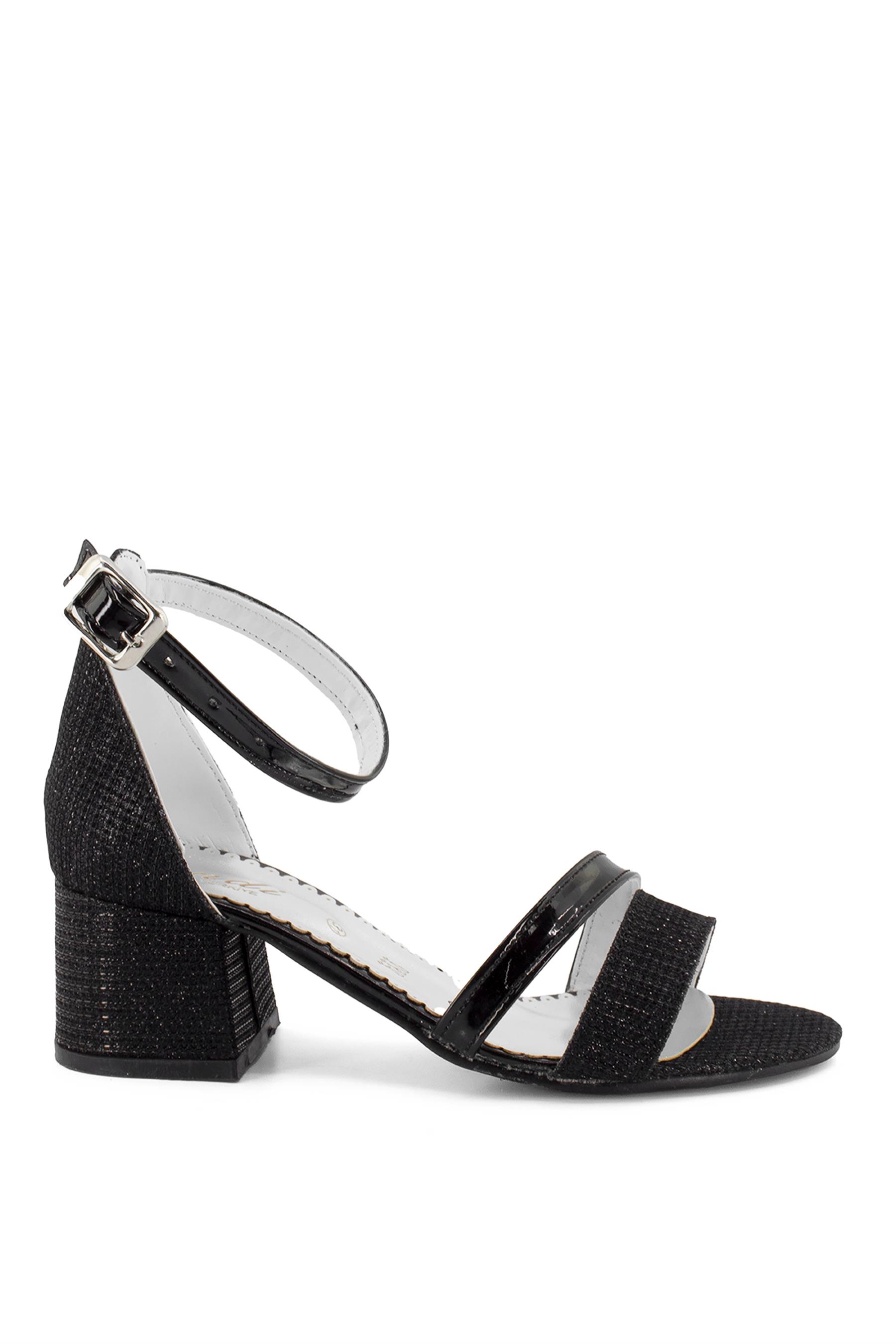 Elit BtnSM02C Filet Kız Çocuk Sandalet Siyah