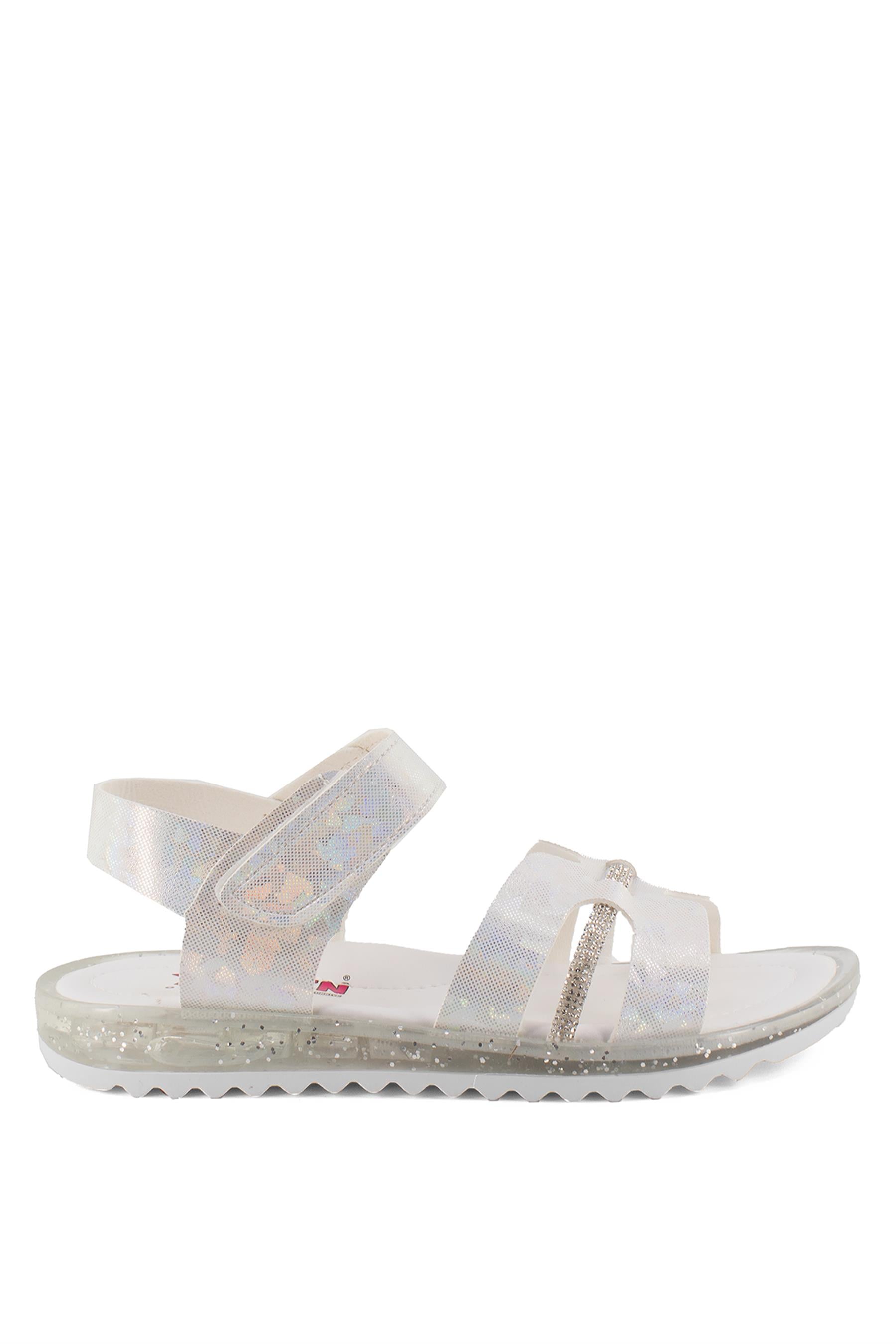 Elit BtnSRN01C Filet Kız Çocuk Sandalet Beyaz
